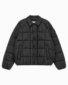 Buy 남성 프리미엄 라인 에센셜 패디드 오버셔츠 in color CK BLACK