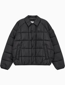 Buy 남성 프리미엄 라인 에센셜 패디드 오버셔츠 in color CK BLACK