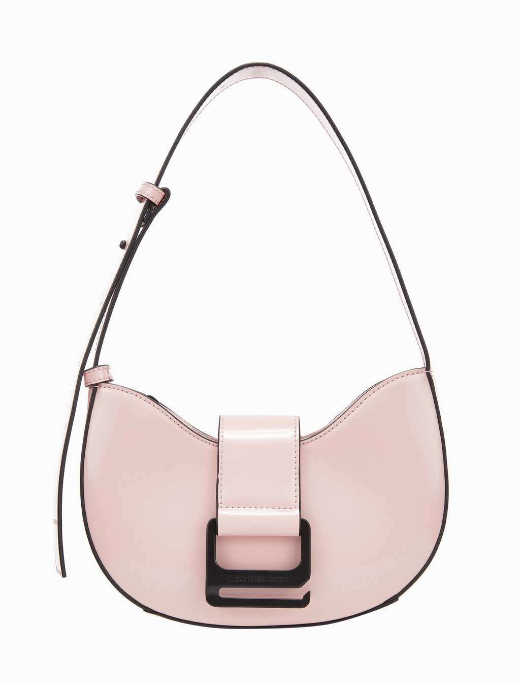 Buy 여성 CKJ 오프 듀티 홀리데이 라운드 숄더백 in color PINK