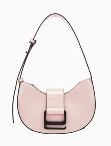 Buy 여성 CKJ 오프 듀티 홀리데이 라운드 숄더백 in color PINK