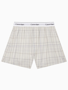 Buy 남성 코튼 포플린 박서 in color CROSSHAIR PLAID CHALK
