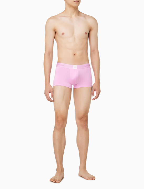 남성 모던 로고 패치 마이크로 로우 라이즈 트렁크