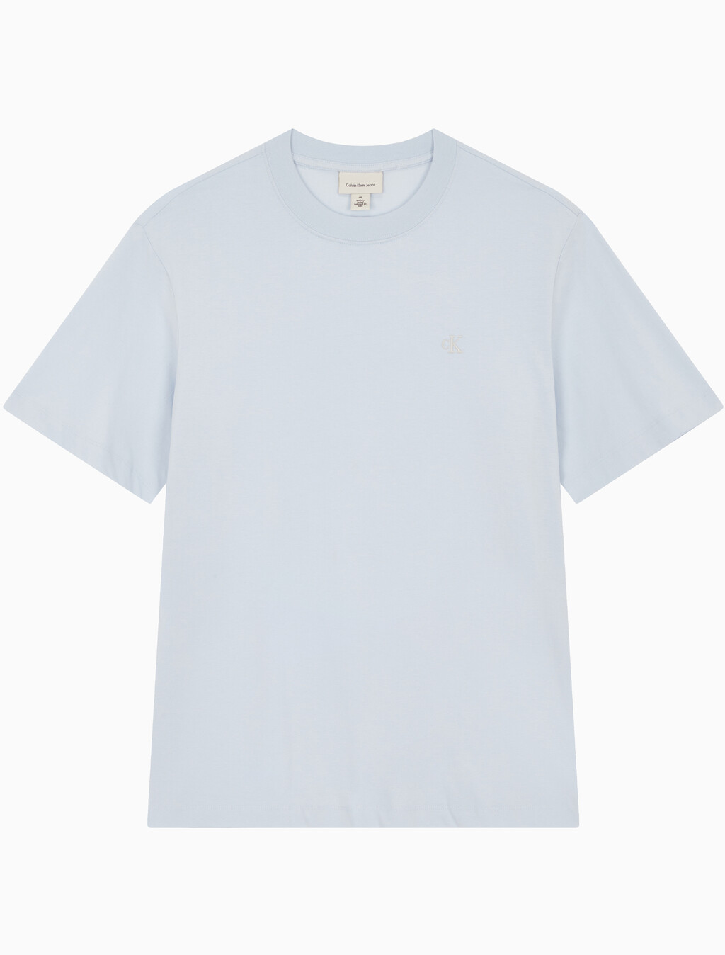 Buy 남성 이지핏 아카이브 로고 반팔 티셔츠 in color LIGHT BLUE