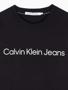 Buy 남성 레귤러핏 인스티튜셔널 긴팔 티셔츠 in color CK BLACK