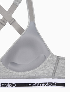 Buy 여성 아이콘 코튼 모달 리프트 브라렛 in color GREY HEATHER