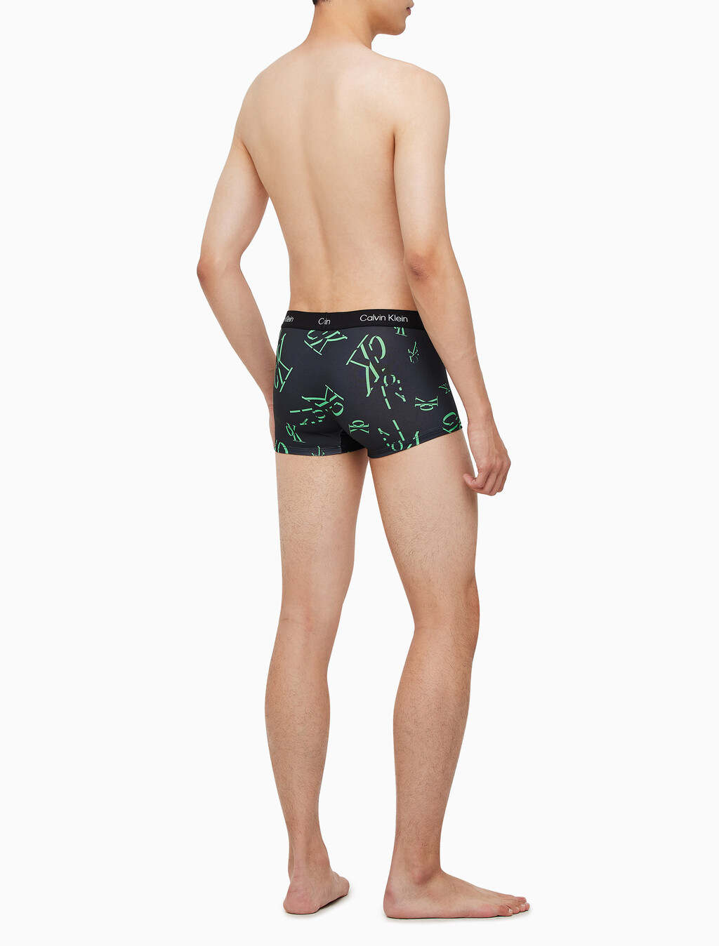 Buy 남성 1996 마이크로 로우라이즈 드로즈 in color BLACK/GREEN