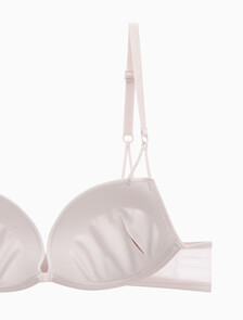 Buy 여성 CK 블랙 브라이덜 AF 플런지 푸쉬업 브라(ADD A SIZE) in color PINK IVORY