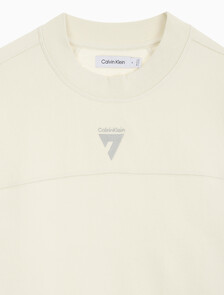 Buy [손흥민 캡슐] 남성 릴렉스 테리 크루넥 스웻셔츠 in color BEIGE