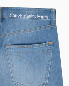 Buy 남성 모던 테이퍼 라이트블루 데님 in color 028A CHALKY BLU