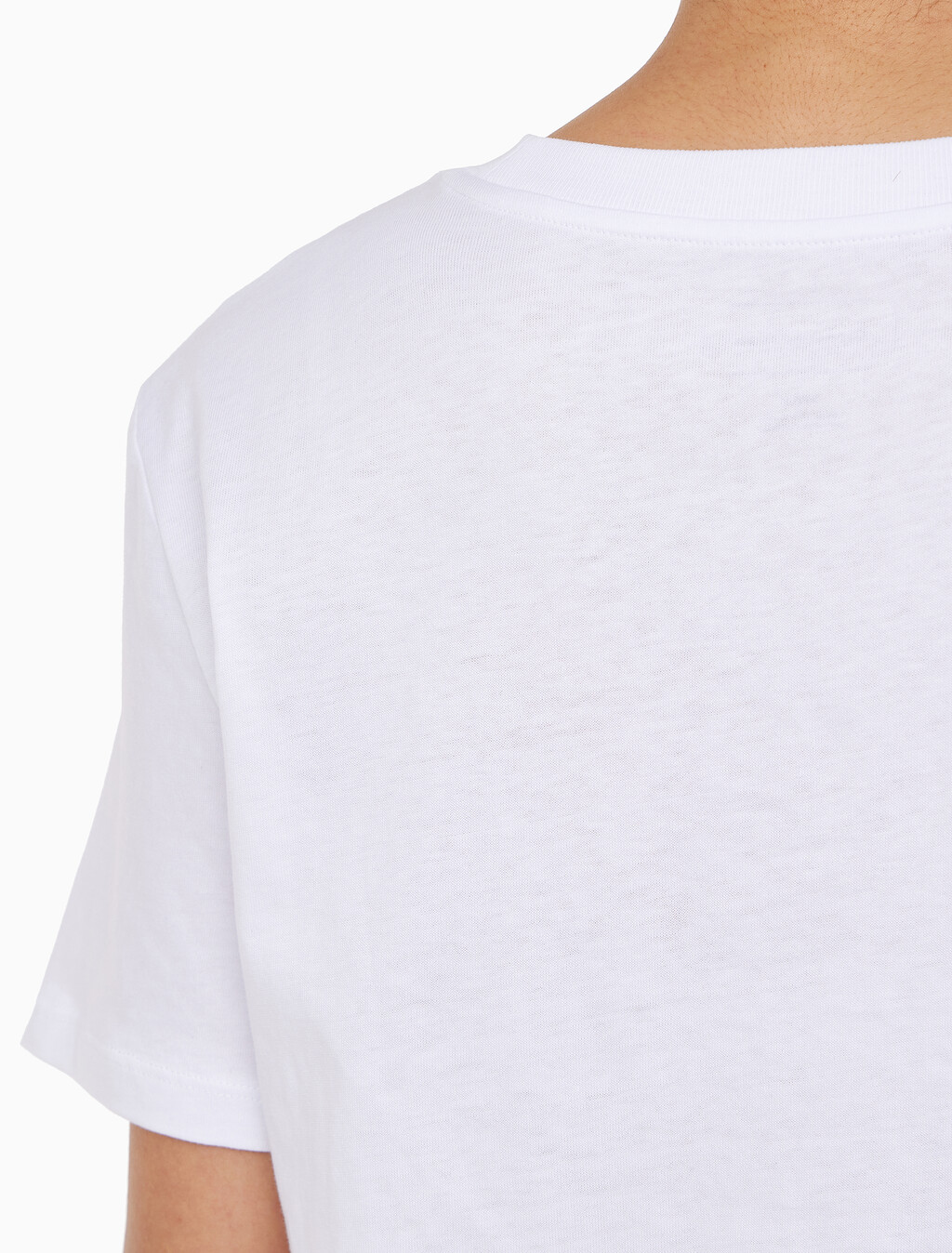 Buy 여성 인스티 로고 스트레이트핏 반팔 티셔츠 in color BRILLIANT WHITE
