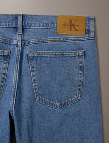 Buy 90S 스트레이트핏 진 in color Mid blue