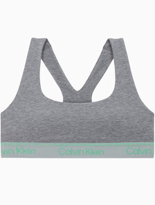 Buy 여성 에슬레틱 코튼 AF 라이틀리 라인드 브라렛 in color MEDIUM GREY HEATHER