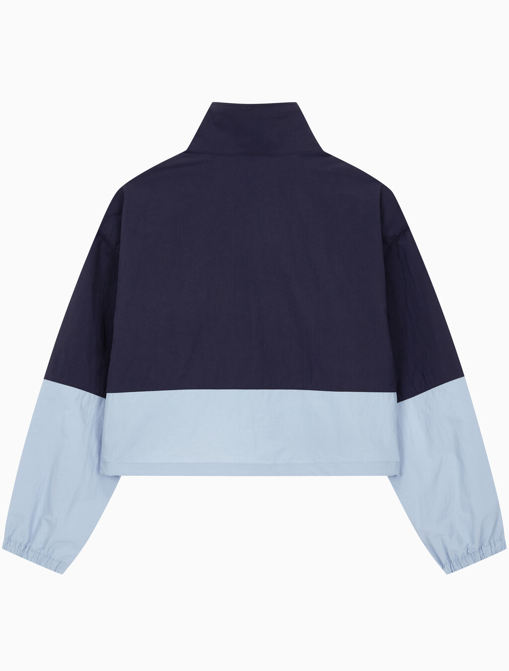 Buy 여성 컬러블락 나일론 풀오버 자켓 in color ECLIPSE / CASHMERE BLUE