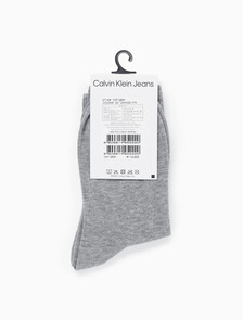 Buy 여성 모노그램 로고 크루 삭스 (블랙 1 PAIR) in color URBAN CHIC