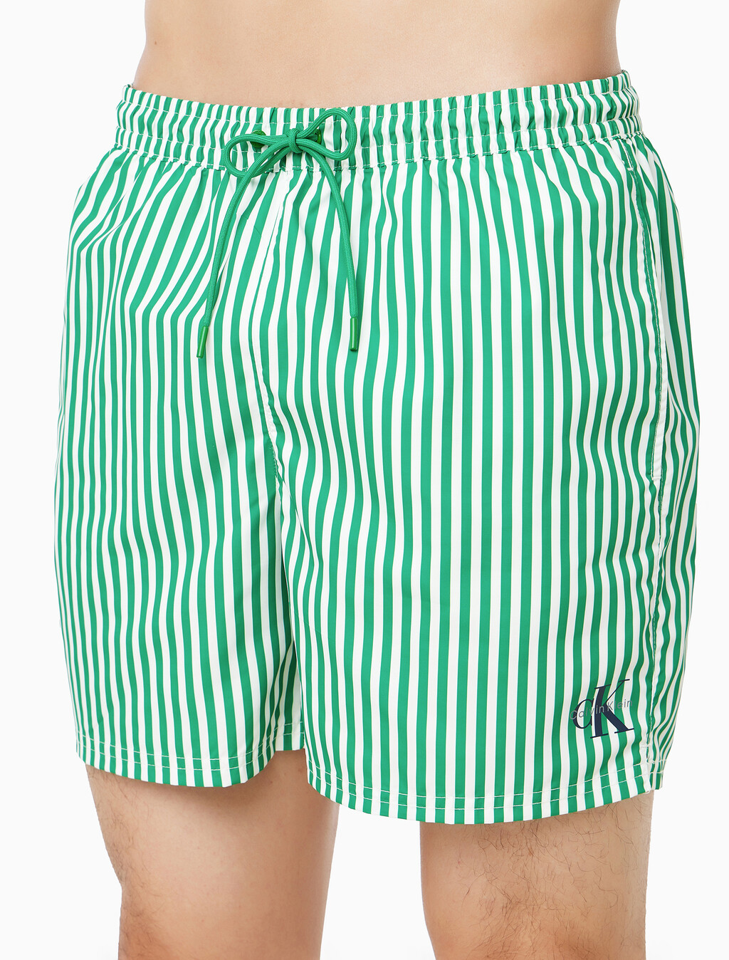 Buy 남성 그래픽 모노그램 스윔 팬츠 in color Green