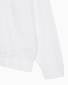 Buy 남성 롱슬리브 아카이브 플리스 후디 in color BRILLIANT WHITE