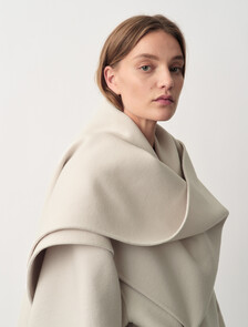 Buy AMELIA WOMENS CASHMERE COAT in color DESERT SAND DUN