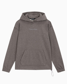 Buy 여성 릴랙스핏 에센셜 후디 in color BLK AOP/BITTER