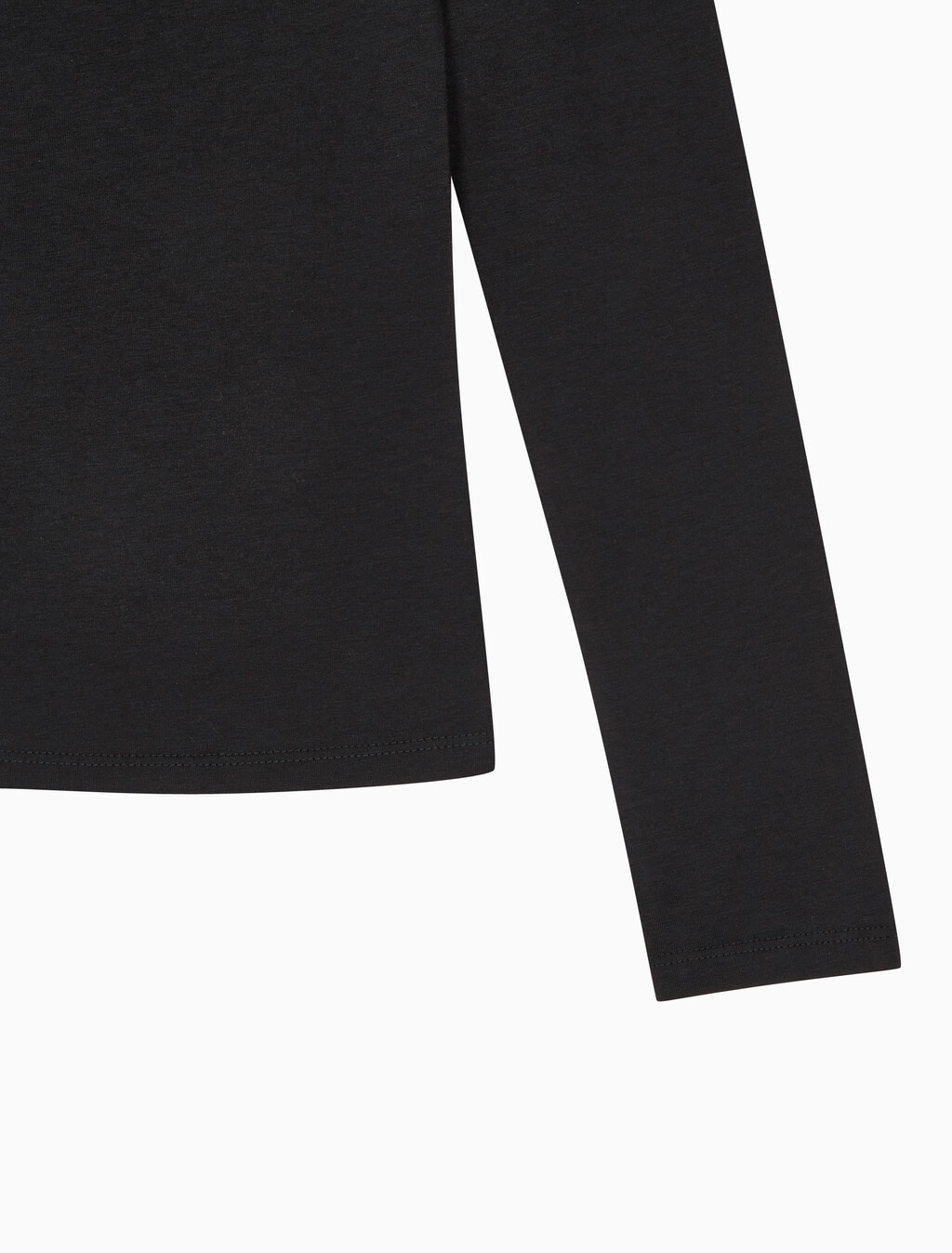 Buy 여성 롱슬리브 레이어드 탑 in color CK BLACK