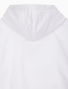 Buy 여성 아카이브 로고 프렌치 테리 후디 in color BRILLIANT WHITE