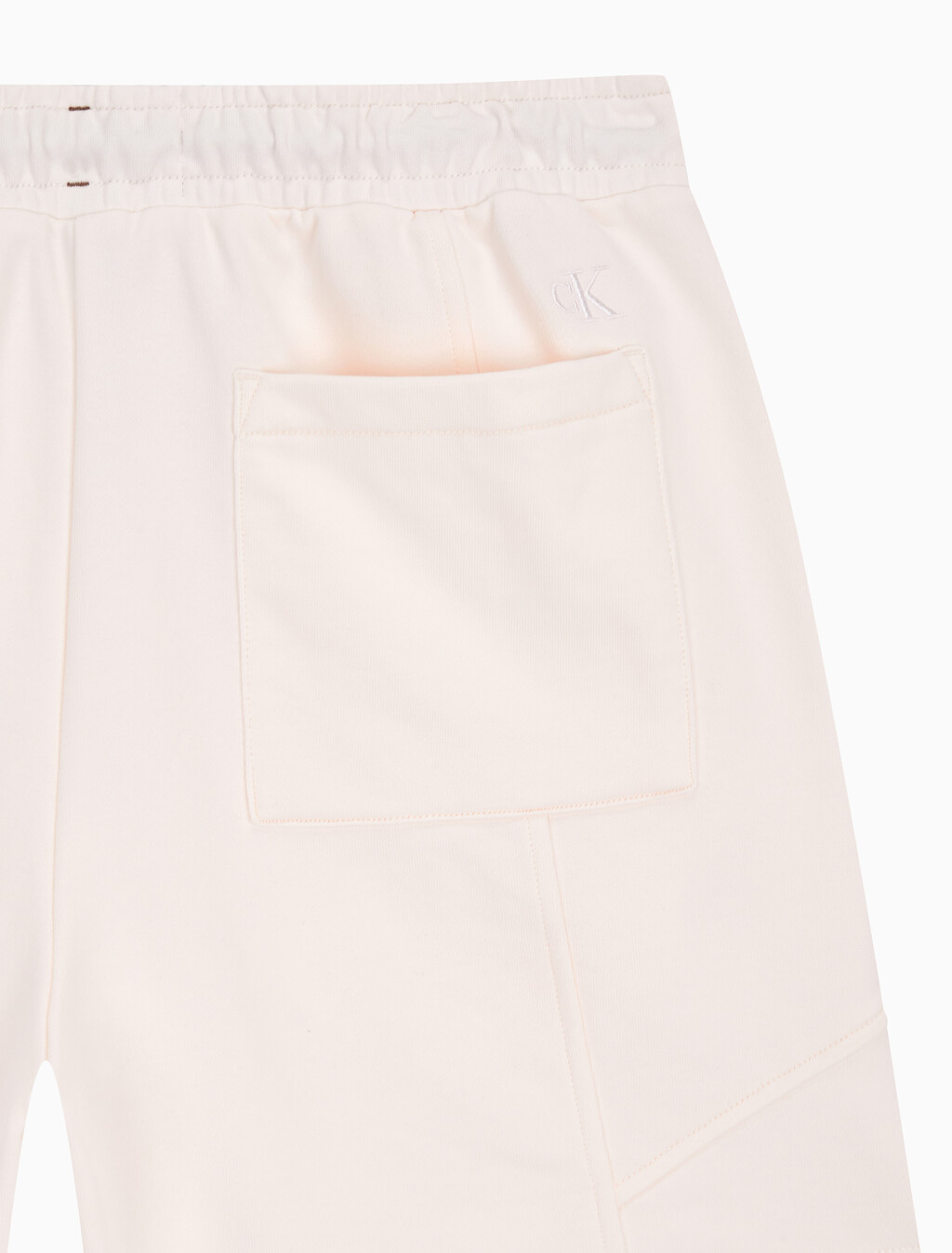 Buy 남성 시즈널 트리플 모노그램 스웨트 쇼츠 in color ANCIENT WHITE