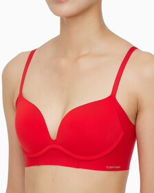 Buy 여성 인비저블 AF 푸쉬업 플런지 브라 in color ROUGE