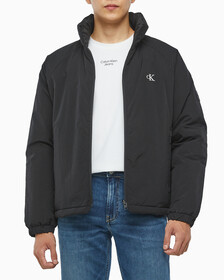 Buy 남성 리버서블 스탠카라 푸퍼 자켓 in color CK BLACK