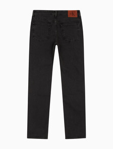 Buy 남성 슬림핏 에센셜 블랙 데님 in color Black