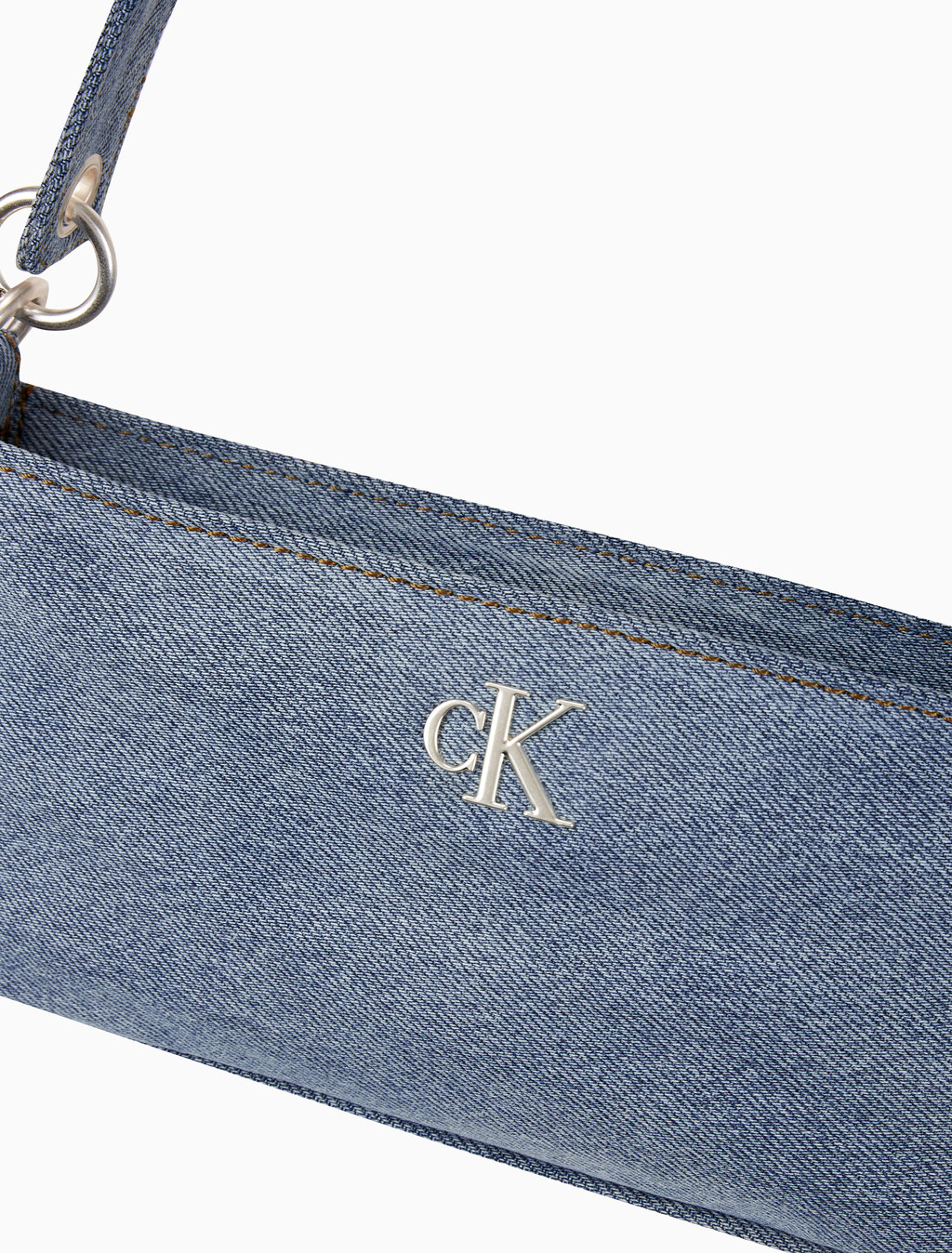 Buy 여성 로고 데님 크로스오버 스트랩 숄더백 in color DENIM