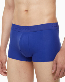 Buy 남성 CK 블랙 코튼 싱글 트렁크 in color SPECTRUM BLUE/SPICY ORANGE