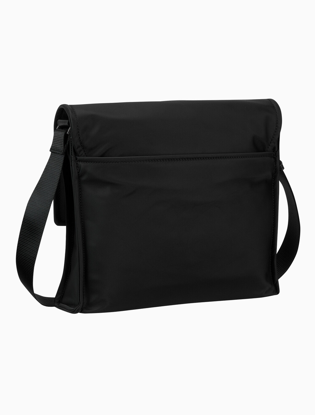 Buy 남성 슬릭 나일론 메신저 라지 in color BLACK