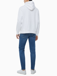 Buy 남성 롱슬리브 아카이브 플리스 후디 in color BRILLIANT WHITE