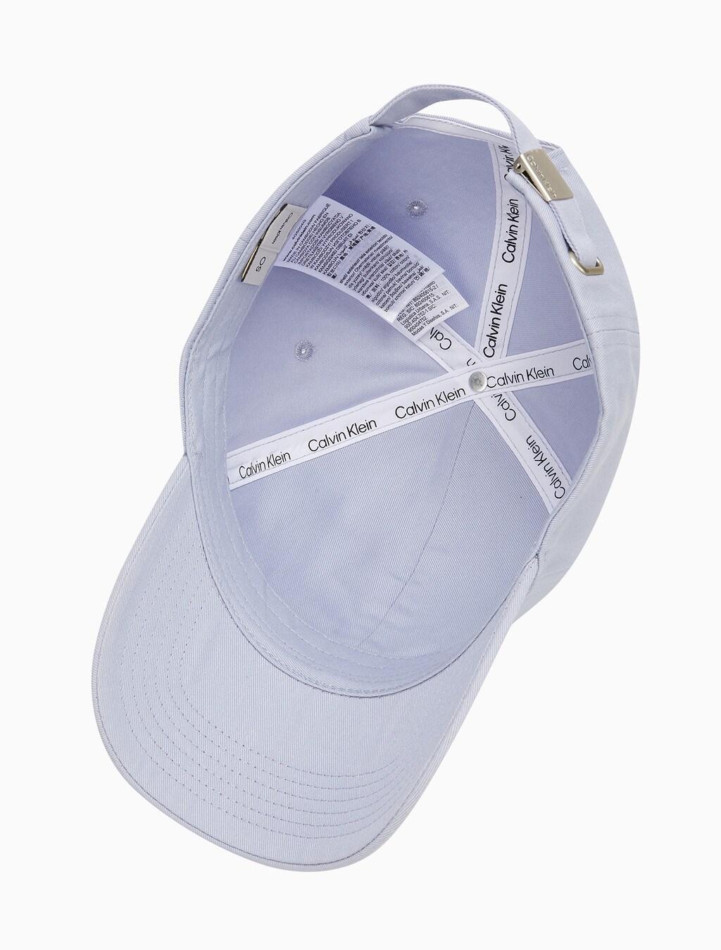 Buy 남녀공용 CKJ 모노그램 엠브로이더리 볼캡 in color Light blue