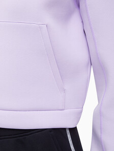 Buy 여성 릴렉스핏 크롭 후디 in color BRILLIANT WHITE