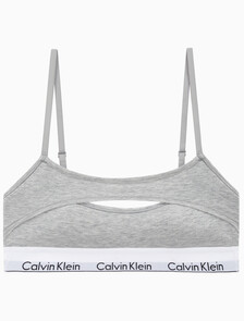 Buy 여성 모던코튼 디컨스트럭티드 AF 브라렛 in color GREY HEATHER