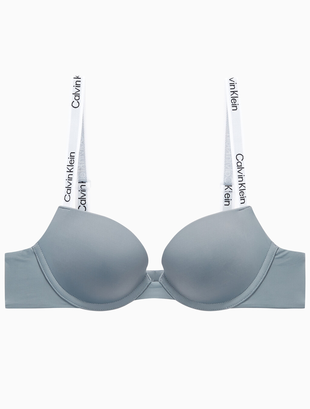 Buy 여성 테일러드 로고 푸쉬업 플런지 브라 in color BELOVED BLUE