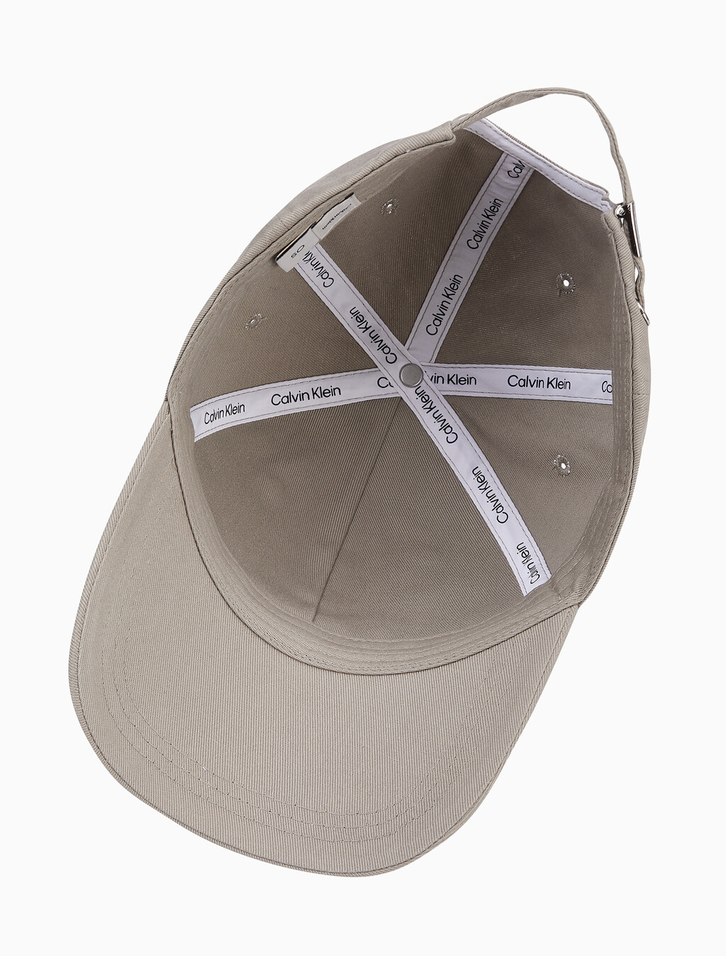 Buy 남녀공용 CKJ 타이틀케이스 로고 볼캡 in color VINTAGE KHAKI