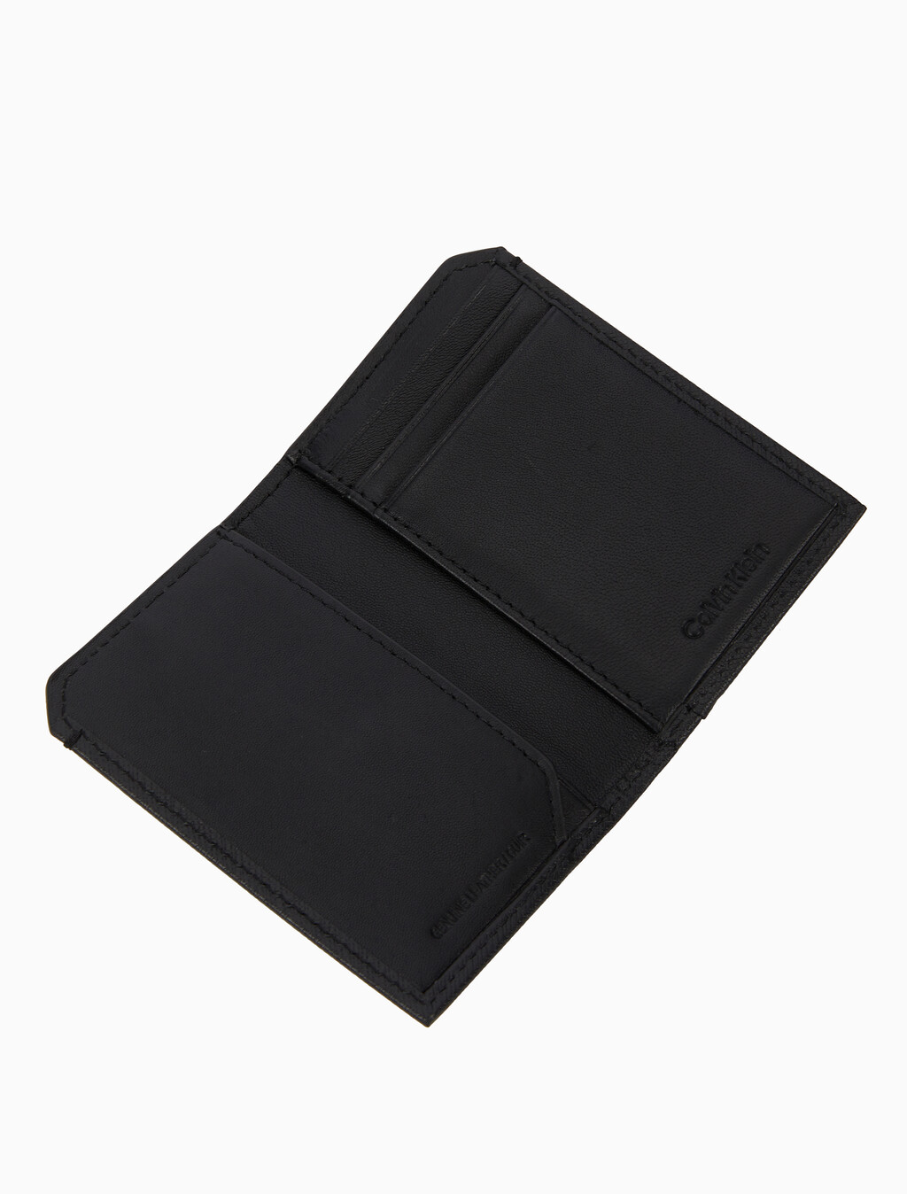 Buy 남녀공용 매트 사피아노 컴팩트 카드지갑 in color BLACK BEAUTY