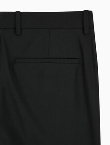 Buy 남성 울 슬림 트라우저 팬츠 in color BLACK BEAUTY