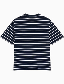 Buy 스트라이프 피케 캘빈 NYC 티 in color DARK SAPPHIRE