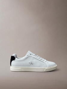 Buy 여성 로우 프로파일 컵솔 더블 벨크로 스니커즈 in color Bright White/Fudge/Grey Lilac