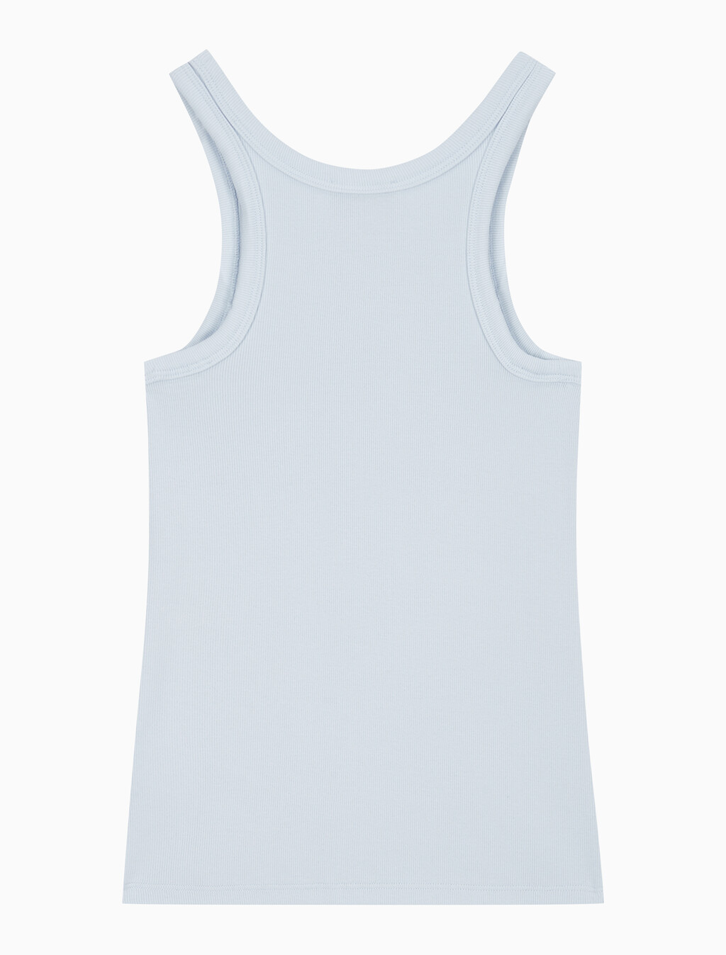 Buy 여성 코튼 컨투어 립 CK 탱크 in color LIGHT BLUE