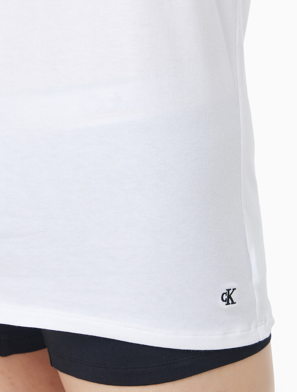 Buy 남성 코튼 스트레치 슬립 탱크 3PK in color WHITE