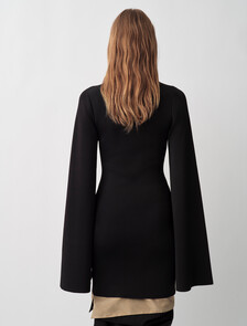 Buy ANNIE WOMENS TURTLE NECK DRESS in color BLACK