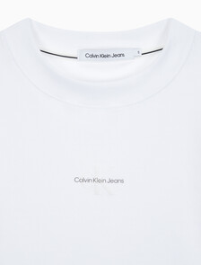 Buy 여성 모노그램 베이비 티셔츠  in color BRIGHT WHITE