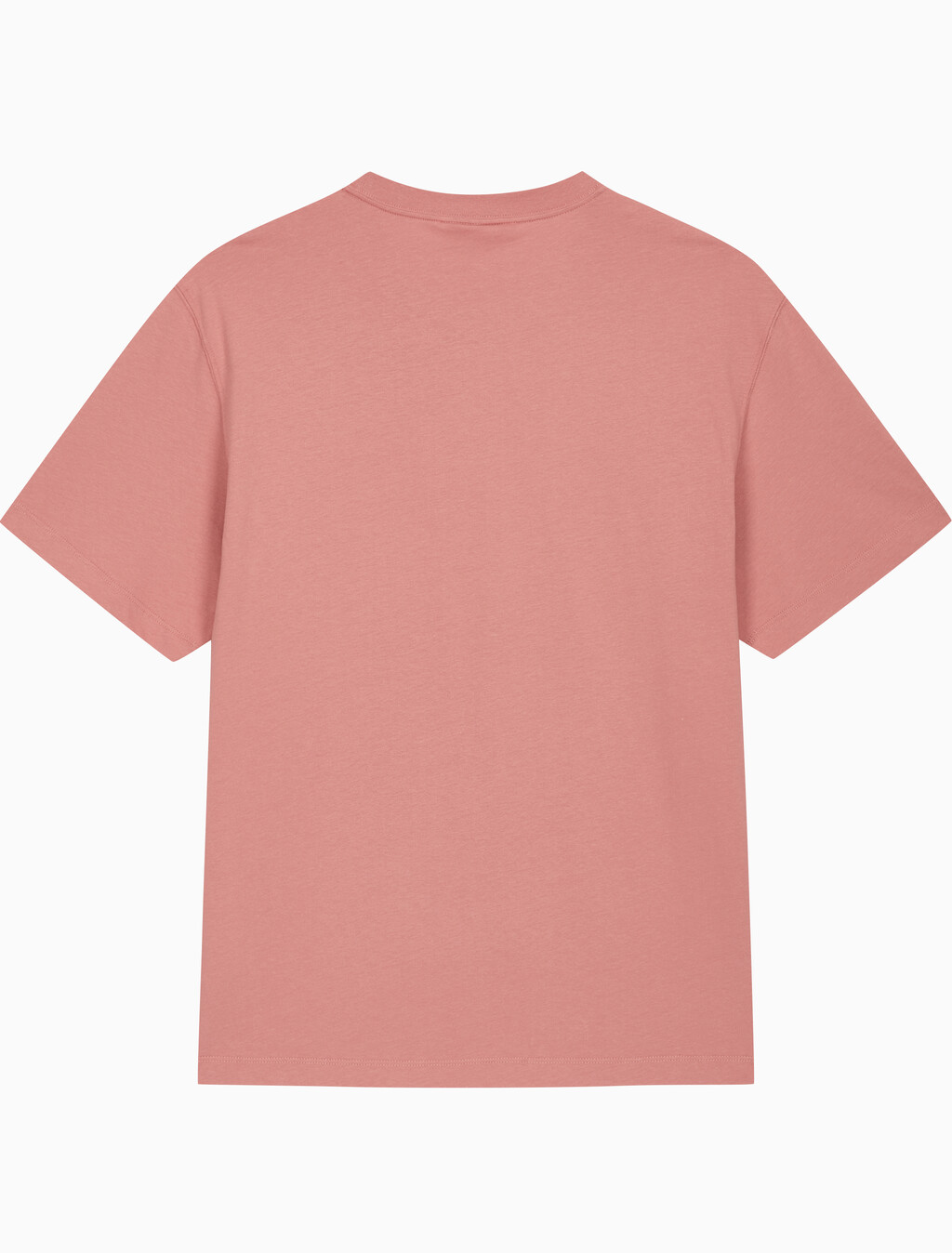 Buy 남성 이지핏 스몰 체인 스티치 로고 반팔 티셔츠 in color SUNSET ROSE
