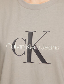 Buy 여성 히어로 모노로고 크루넥 반팔 티셔츠 in color BROWN
