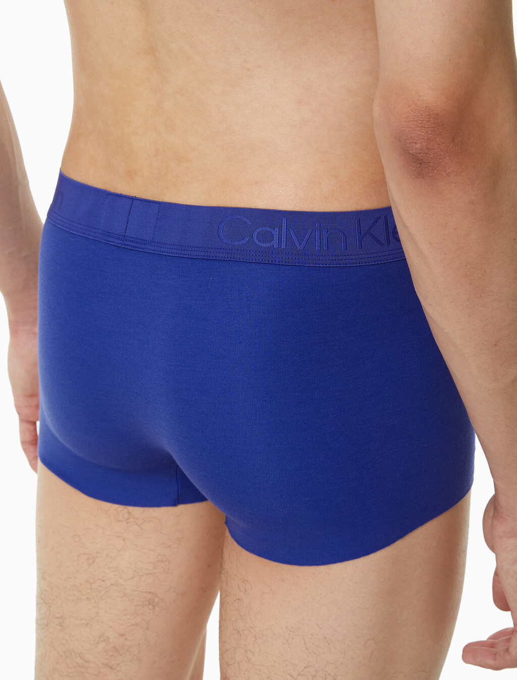 Buy 남성 CK 블랙 코튼 싱글 드로즈 in color SPECTRUM BLUE/SPICY ORANGE