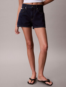 Buy 여성 미니 데님 쇼츠 in color Dark Blue