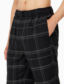 Buy 남성 플란넬 슬립 팬츠 in color BLACK PLAID